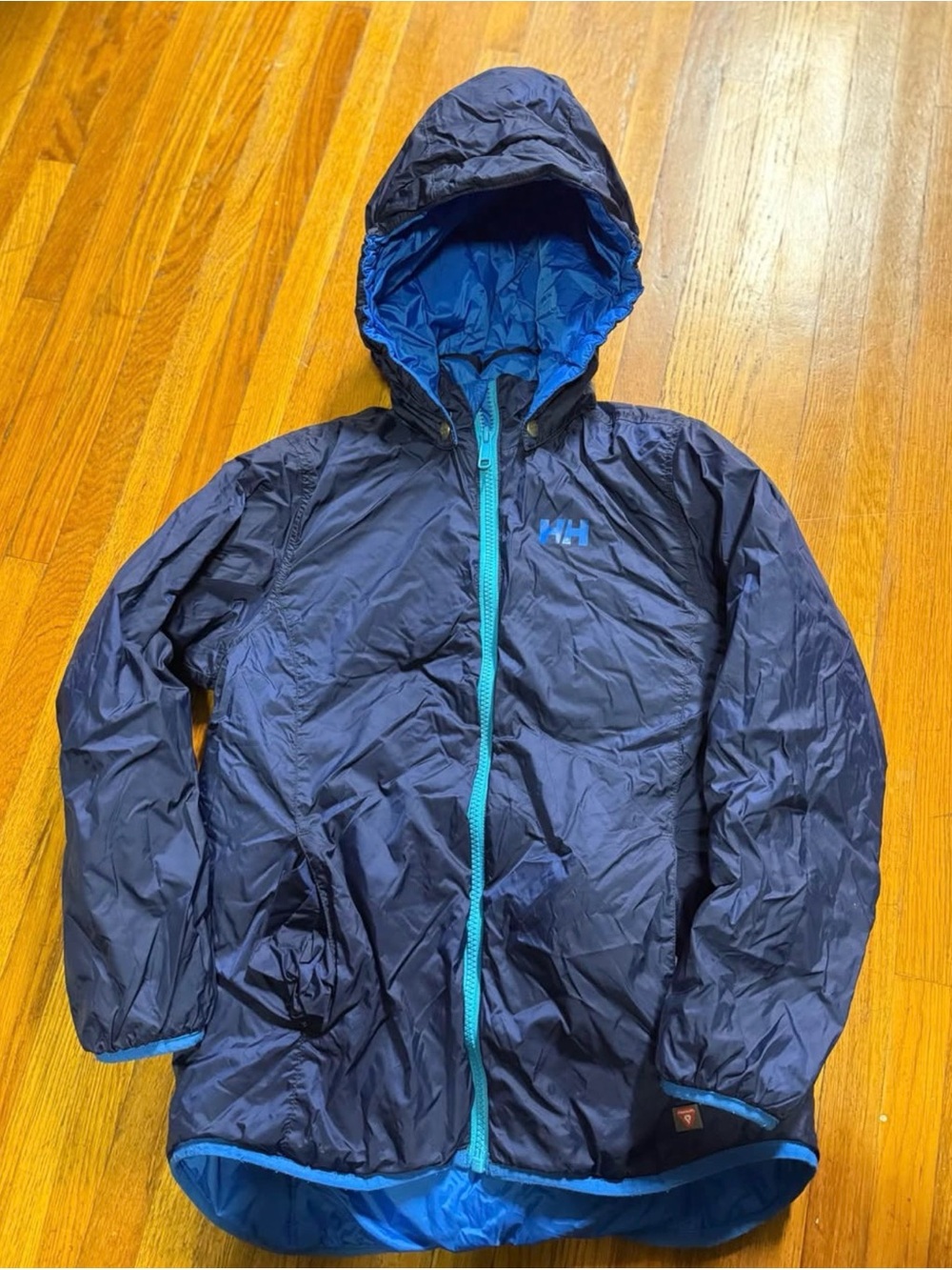 Helly Hansen reversible Navy Jacket with Teal Trim